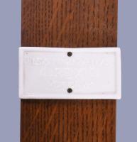 1937-1942 Porzellanfabrik Passau feszület porcelán korpusszal, Terv.: Ludwig Sonnleitner. Jelzett, h...