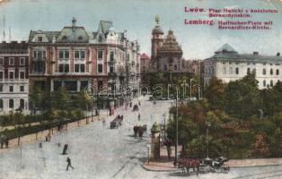 Lviv Halic square with Bernardine church (EK)