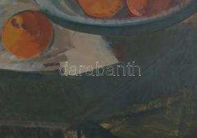 Kántor Lajos (1922-2013): Csendélet Olaj, farost, jelezve balra lent. Hátoldalán Képcsarnok Vállalat...