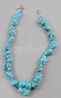 Nagyméretű türkiz nyakék, h: 45 cm