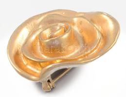 Kerastase Paris aranyozott bross, jelzett, d: 3,5 cm