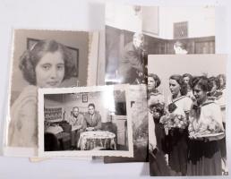 1910-1980 Vegyes papírrégiség tétel, közte fotók, dokumentumok, igazolványok, orvosi iratok