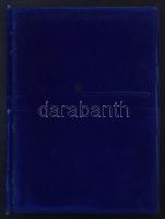 8 fekete lapos, A/4-es berakó kék borítóval, jó állapotban