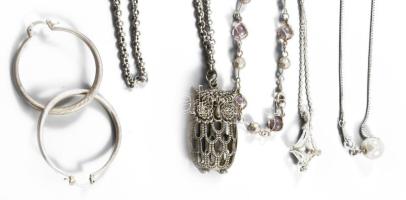 Kis zacskónyi vegyes bizsu tétel, érdekes darabokkal