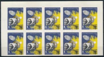 1970 Meteorológiai szolgálat ívsarki vágott 10-es tömb