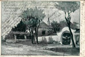 Mád, Kéler kúria, kastély. Hátoldalon Kéler Margitnak címzett levél s: Szegedy-Maszák Leona (EK)