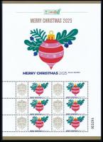 2025 Merry Christmas megszemélyesített ív tokban