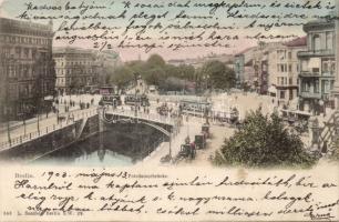 Berlin Potsdam bridge with the shop of Max Bloch