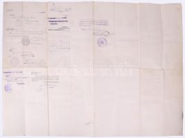 1927 M. Kir. Pázmány Péter Tudományegyetem orvosi diplomája, felsővisói Fináczy Ernő (1860-1935) rek...