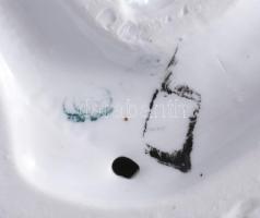 Jelzett nagyméretű porcelán kutya figura, hibátlan, m: 33 cm