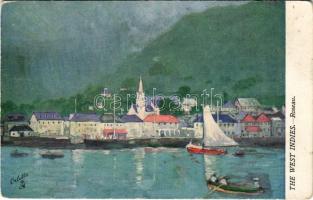 Roseau. Raphael Tuck &amp; Sons' "Oilette" Wide Wide World "The West Indies" Series I. s: A. S. Forrest (EB)