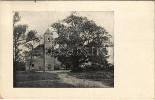 1949 Hédervár, Gróf Khuen-Héderváry kastély, Boldogasszony kápolna. Hangya szövetkezet kiadása (EK)