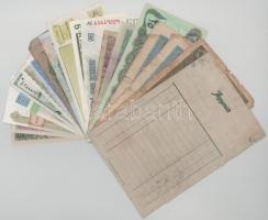 Vegyes, 20db-os magyar és külföldi bankjegytétel, benne: Törökország, Omán, Románia, Indonézia, Ugan...