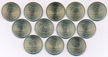 1993. 20Ft Ni-sárgaréz (12x) T:AU
Adamo F10.1