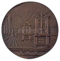 Borsos Miklós (1906-1990) 1980 k. "Fa és Papíripari Szövetkezetek Szövetsége" kétoldalas, ...