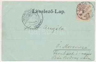 1899 Torda, Turda; Torda-Aranyos vármegyeháza, sóbánya bejárata, híd, Tordai hasadék / Turda-Aries c...