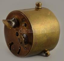 Art deco utazó óra, nem működik, cca 4x5 cm