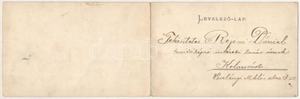 1908 Torda, Turda; látkép. Undy Domokos kiadása, 2-részes kihajtható panorámalap / general view. 2-t...