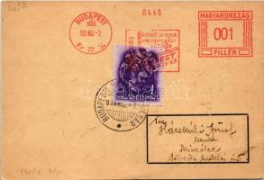 1934 BNV A Filatéliai Kurir a Budapesti Nemzetközi Vásáron / International Stamp Fair. So. Stpl (lyu...