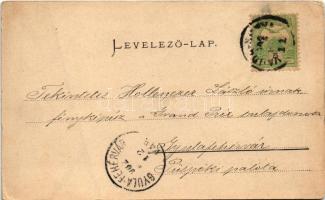 1902 Vajdahunyad, Hunedoara; vár. Schuller A. kiadása / castle (EK)