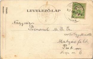 1907 Vajdahunyad, Hunedoara; vár / castle (EB)