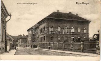 Vajdahunyad, Hunedoara; Gyár, igazgatósági épület. Spörl Gusztáv kiadása / factory directorate building (fl)