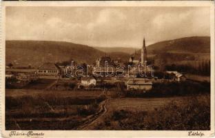 1941 Budapest II. Máriaremete, Mária-Remete; Látkép. Szervita rend kiadása, képeslapfüzetből (EB)