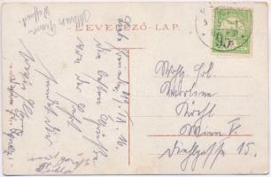 1916 Sárbogárd, Andrássy út a gőzmalommal. K.J. Bp. 1916/20. (EM)