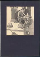Franz von Bayros (1866-1924): Aristophanes: Lísistrata (erotikus grafika). Heliogravür, papír, jelze...