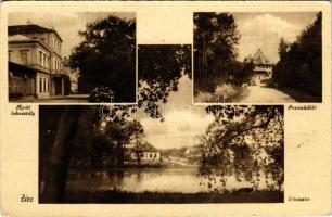 1949 Zirc, Apáti lakosztály, Postás üdülő, tó részlet (fa)