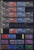 Nagy-Britannia 1940-1990 Párhuzamos postatiszta és bélyegzett gyűjtemény, nagyon sok postatiszta sor...