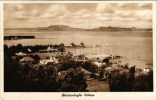 1938 Balatonboglár, látkép (fa)