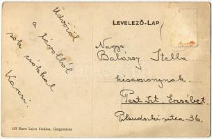 Galgamácsa, Római katolikus templom, plébánia. Stern Lajos kiadása (EK)