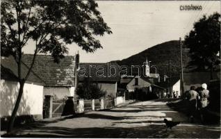 Csobánka, utcakép. photo (non PC) (EK)