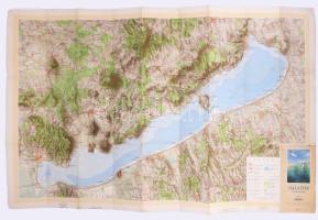 ca 1950 A Balaton és környéke turista térképe. Kartográfiai Vállalat