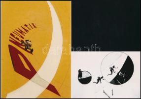 cca 1929 Moholy-Nagy László (1895-1946) magyar - amerikai fotográfus kollázsai, 2 db modern nagyítás, jelzés nélkül, 21x15 cm és 10x15 cm