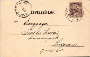 1900 Temesvár, Timisoara; Szent György tér, szálloda, Höckl János, Probst Adolf utódai, Andris Ulrik...