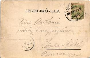 1903 Temesvár, Timisoara; Kossuth utca, piac, villamos. Moravetz Gyula kiadása / street view, market...