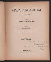 Bonsels Waldemár: Maja kalandjai. Gyermekregény. Budapest, 1920. [1919.] Rózsavölgyi és Társa (Korvi...