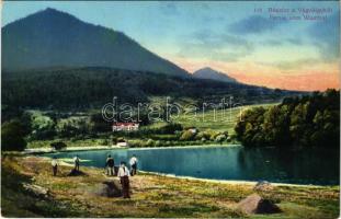 1921 Vágvölgy, Povazie; Részlet a Vágvölgyből / Partie vom Wagthal. Paul Bender (Zürich) / Váh Valley, riverside