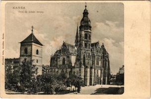 Kassa, Kosice; Dóm és Urbán torony. Nyulászi Béla kiadása / cathedral and tower (fl)