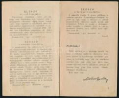 1921 Fölkelők bucsuja. írta Dobos Gyula volt fölkelő hadnagy. 19 p