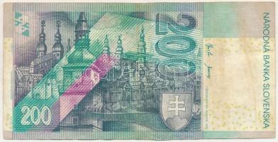 Szlovákia 2002. 200K "E45540402" T:F
Slovakia 2002. 200 Korun "E45540402" C:F
...