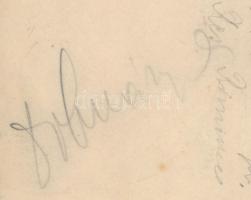 ca 1925 Hangversenyzenekar csoportképe Dohnányi Ernő (1877-1960) zeneszerző autográf aláírásával 14x...