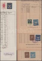 5 db irat 5 klf Hómezővásár helyi illetékbélyeggel