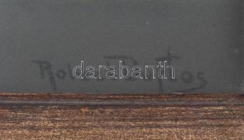 Robert Duflos jelzéssel: Virágcsendélet. Pasztell, papír. Üvegezett, kissé sérült fakeretben. 35×27 ...