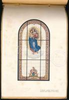 ca 1930 Ligeti Sándor és fiai Kispest üvegfestészeti műhely képes minta bemutató katalógus. (10) p. ...