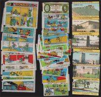 ca 1985 36 db Donald kacsa (Walt Disney) rágó képregény + néhány csokipapír  ca 1985 36 pieces Donald Duck (Walt Disney) chewing gum comic + some chocolate wrappers