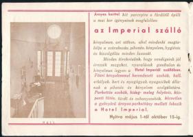 1940 Hévíz Hotel Imperial képes bemutató füzet 8 p