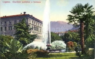 Lugano, Giardino pubblico, fontana / park, fountain